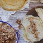 filloas con chicharrones