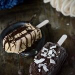 helado de chocolate y coco