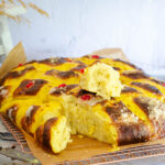 Miga de la tarta larpeita gallega 