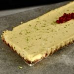 tarta de queso y lima lista