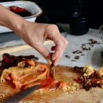 pelando pimientos 