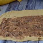 masa preparada para los rollos de canela