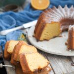 miga del bizcocho de naranja
