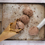 helado de chocolate intenso 