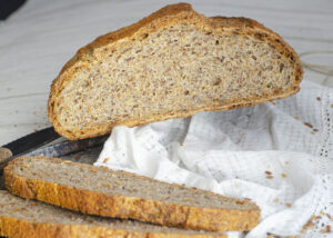 Pan de lino casero