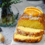 Miga del bizcocho de naranja 