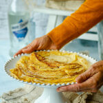 Plato de filloas de anís