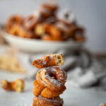 interior de las rosquillas tradicionales gallegas de carnaval