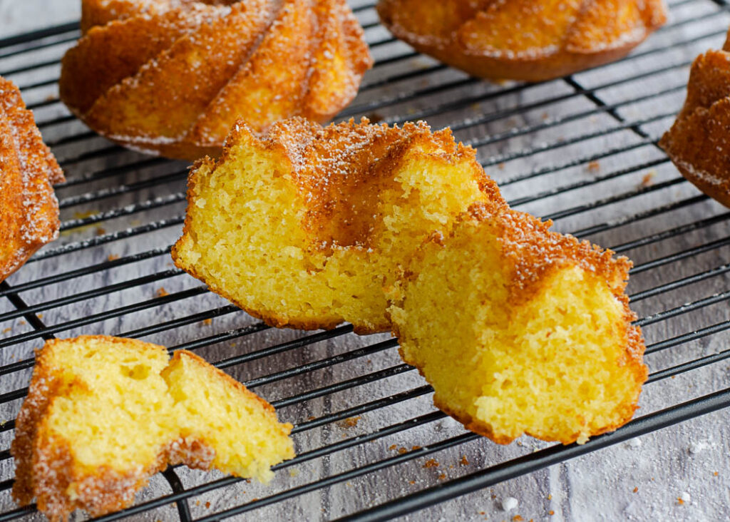 textura del bizcocho sin gluten