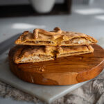 Interior de la empanada gallega sin gluten 