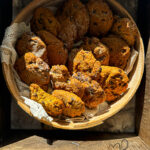 cookies de maiz y avellanas 