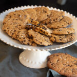 Plato de cookies caseras