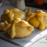Pan de muertos antes de horno 