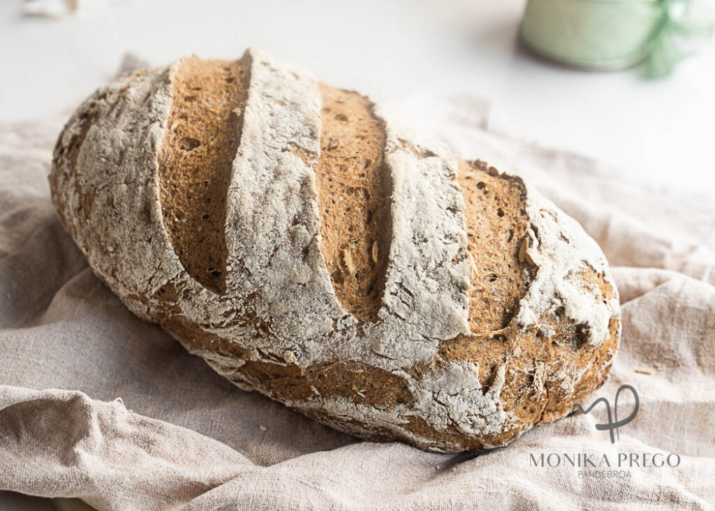 Pan sin gluten de semillas