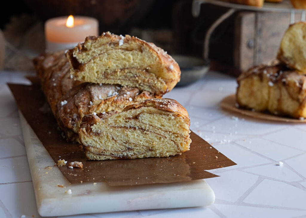Trenza de canela casera 