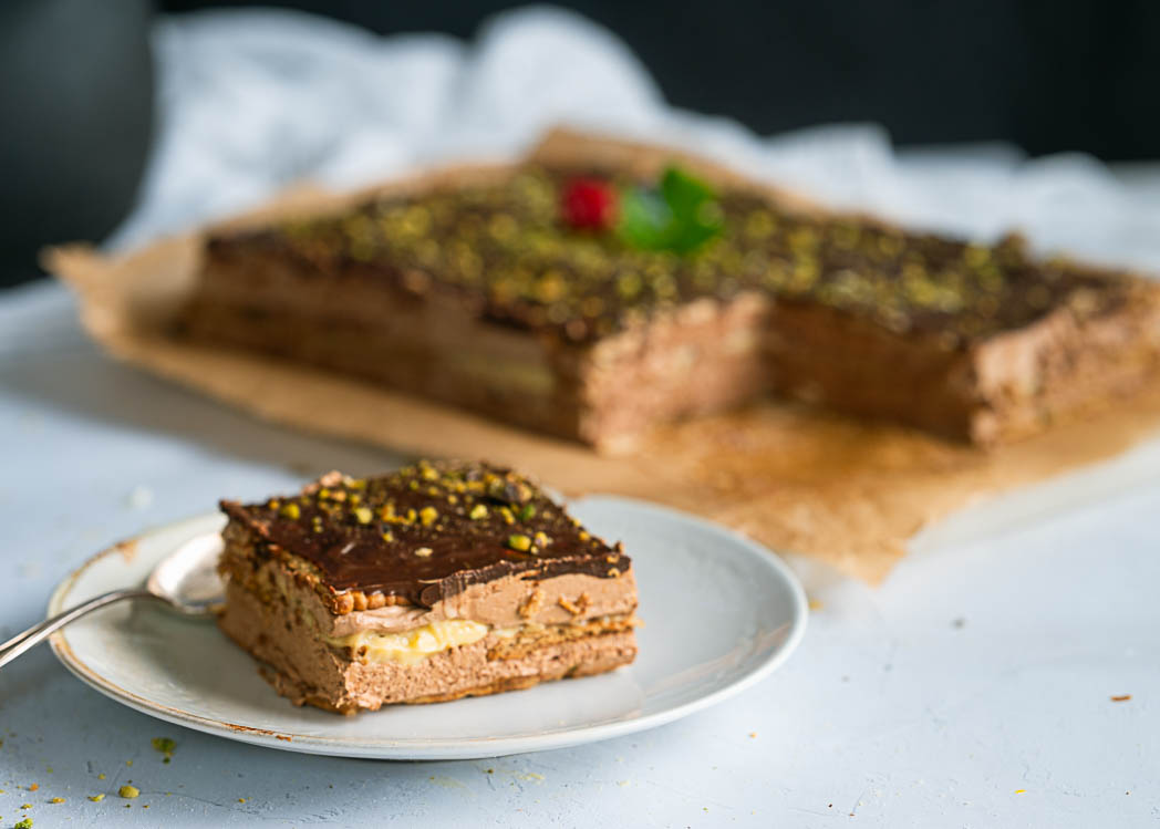 Tarta de la abuela de chocolate